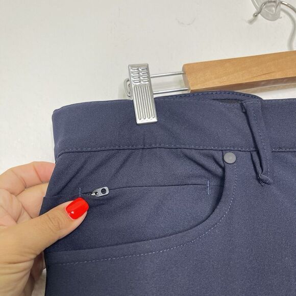 Projek Raw Tech Pants Mens 36x30 360 Stretch Anti-Wrinkle Quick Dry Blue Golf - Picture 3 of 13